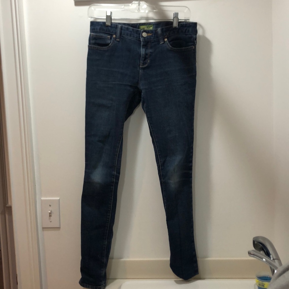 Old navy dark wash super skinny jeans